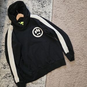 Barrow Motif Print Longsleeve Hoodie Crochet Sleeve Detail Mens S Authentic